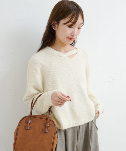 【Kastane】B圈圈紗針織套頭衫