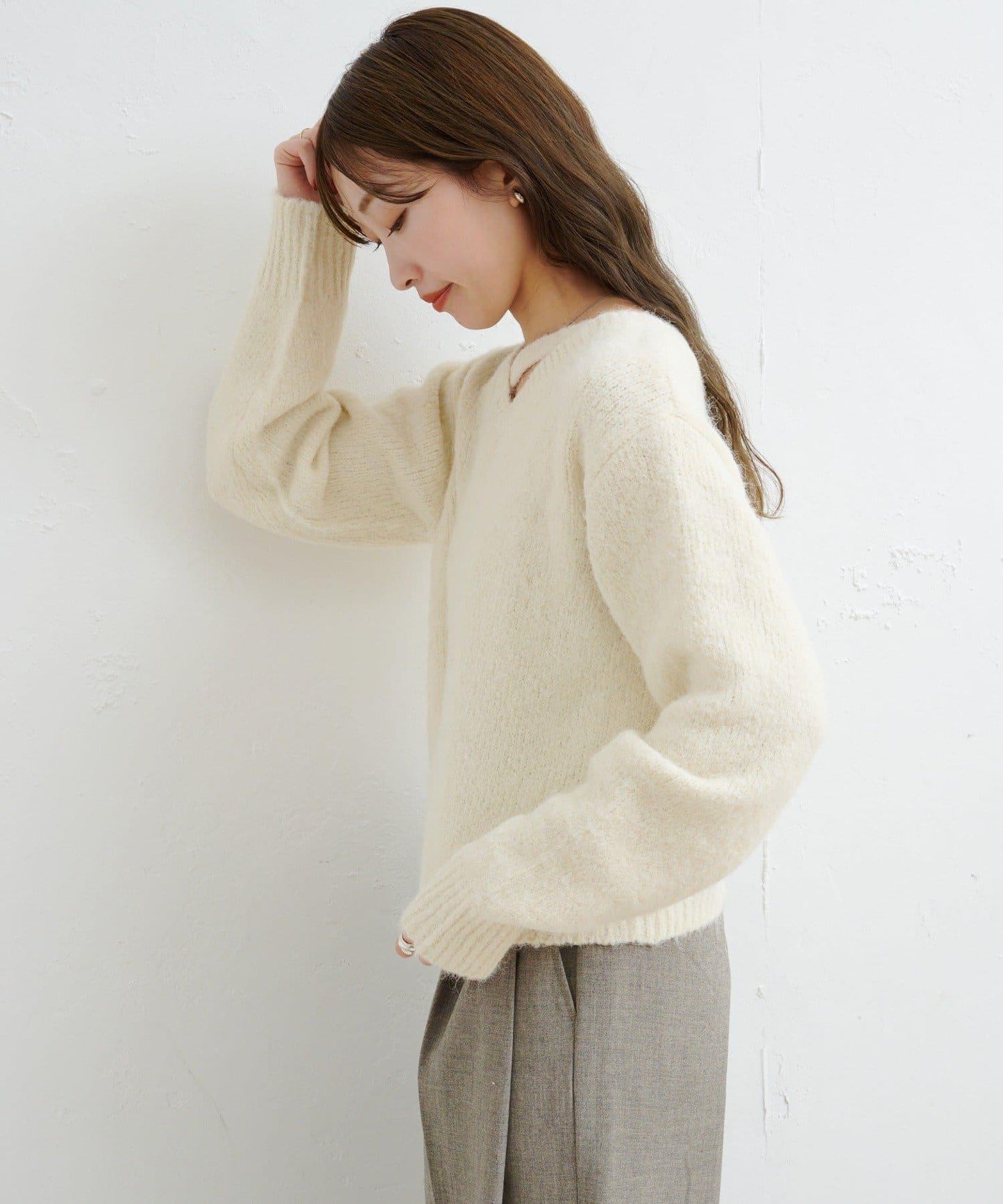 【Kastane】B圈圈紗針織套頭衫