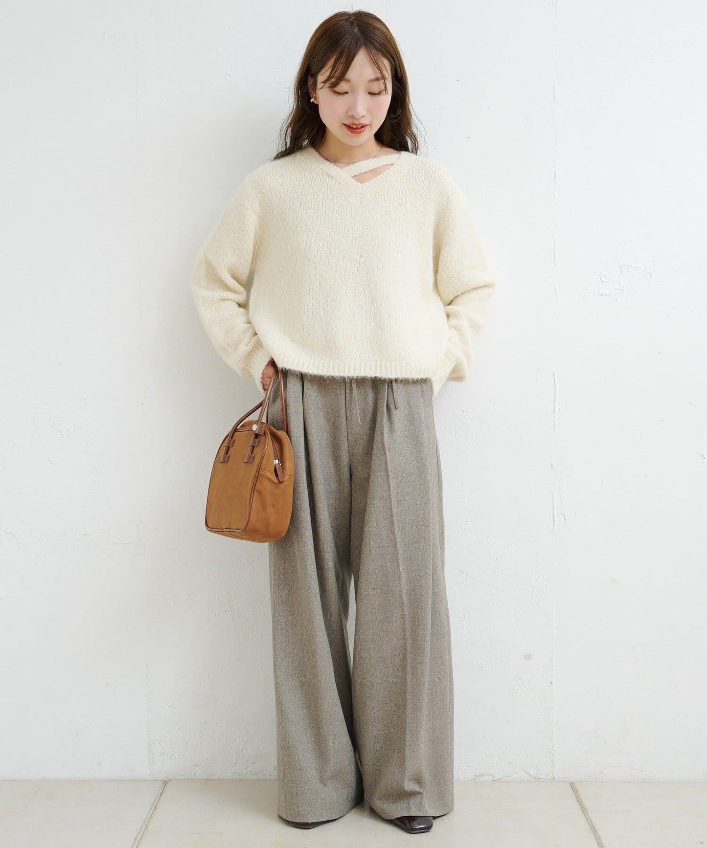 【Kastane】B圈圈紗針織套頭衫