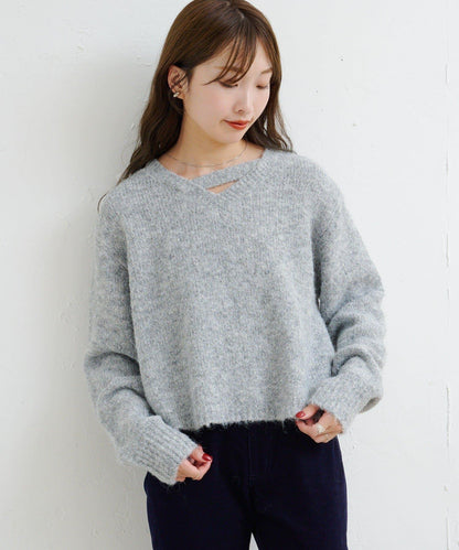 【Kastane】B圈圈紗針織套頭衫