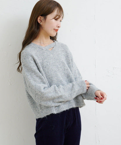 【Kastane】B圈圈紗針織套頭衫