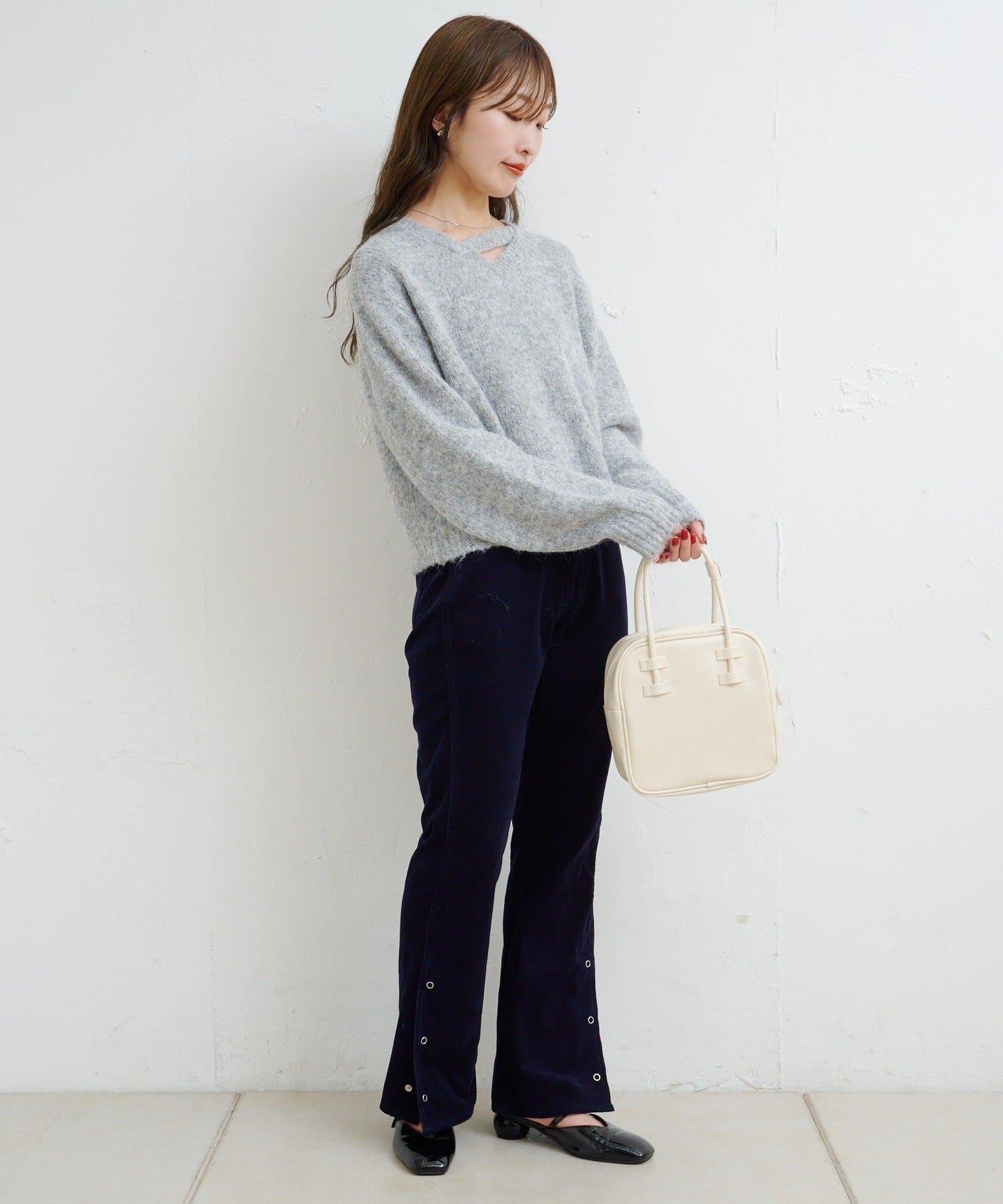 【Kastane】B圈圈紗針織套頭衫