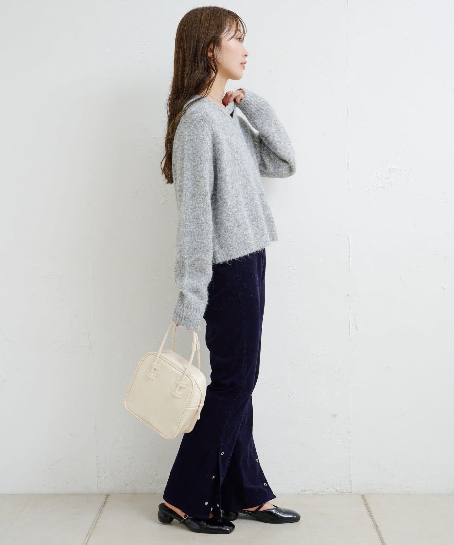 【Kastane】B圈圈紗針織套頭衫