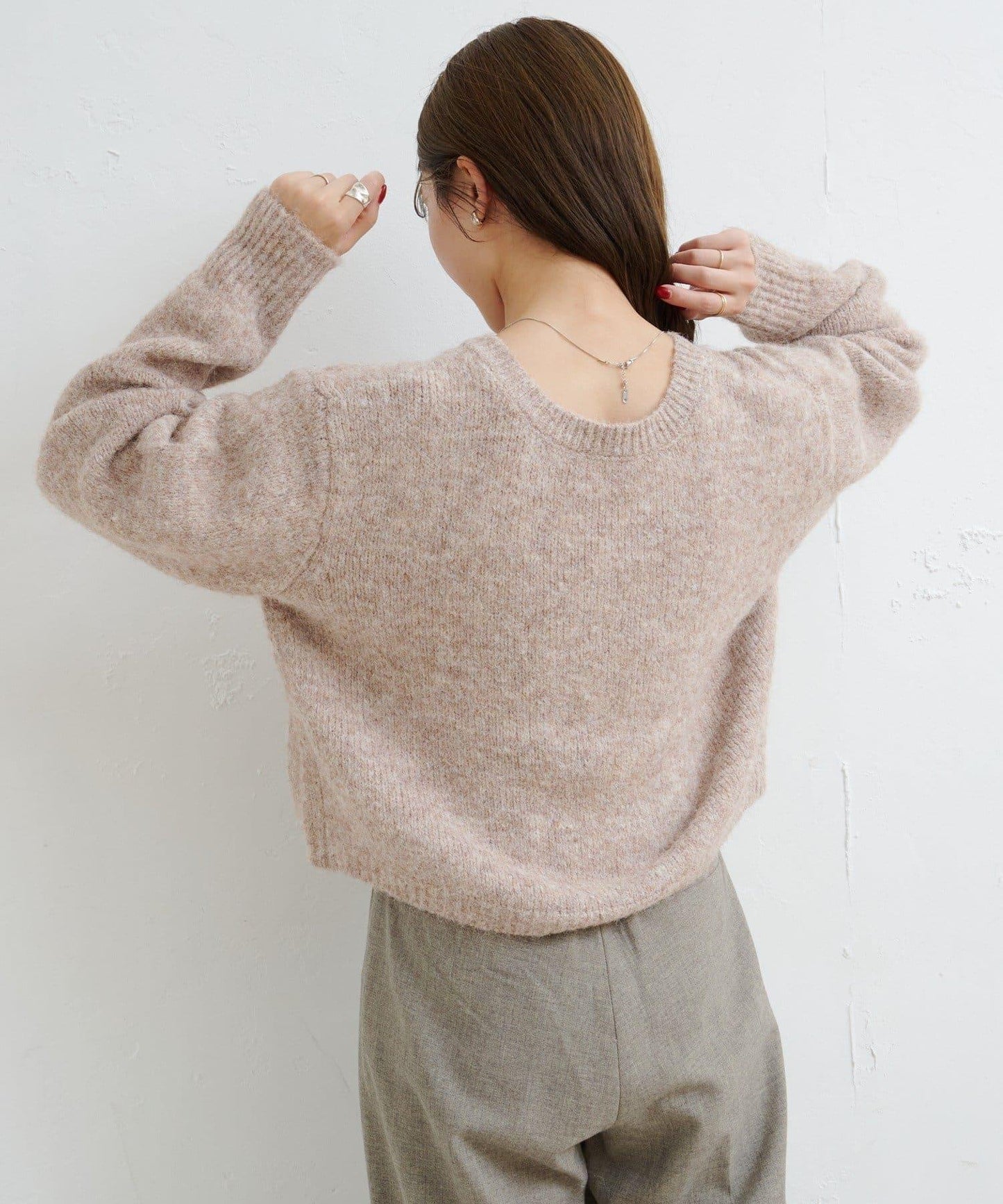 【Kastane】B圈圈紗針織套頭衫