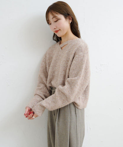 【Kastane】B圈圈紗針織套頭衫