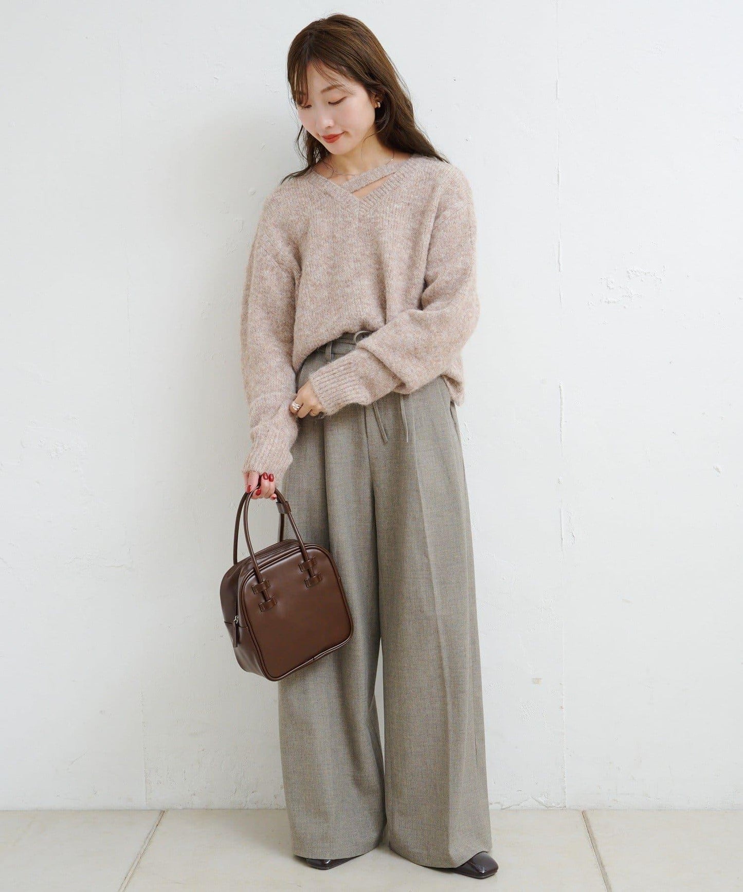 【Kastane】B圈圈紗針織套頭衫