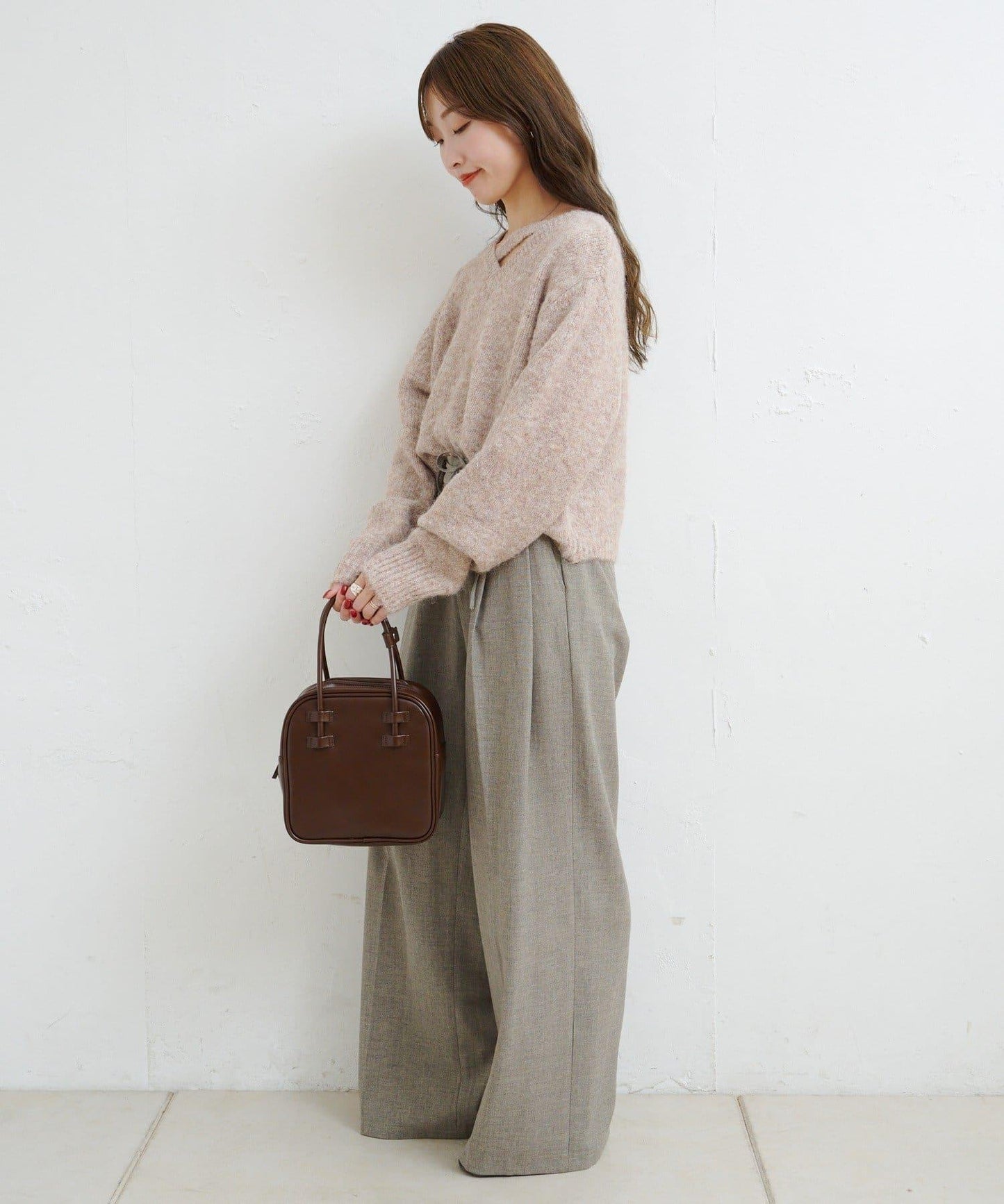 【Kastane】B圈圈紗針織套頭衫