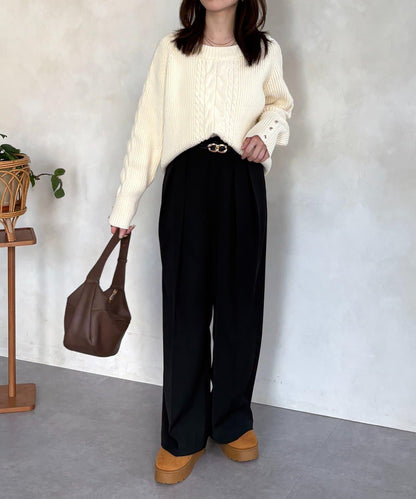 厚底短款羊羔絨靴