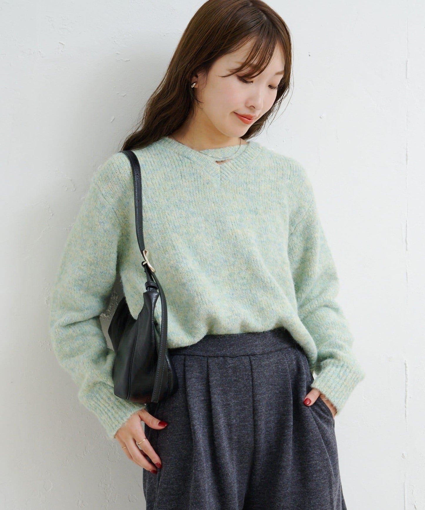 【Kastane】B圈圈紗針織套頭衫