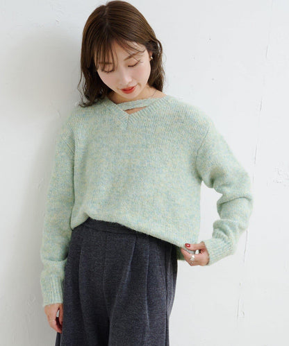 【Kastane】B圈圈紗針織套頭衫