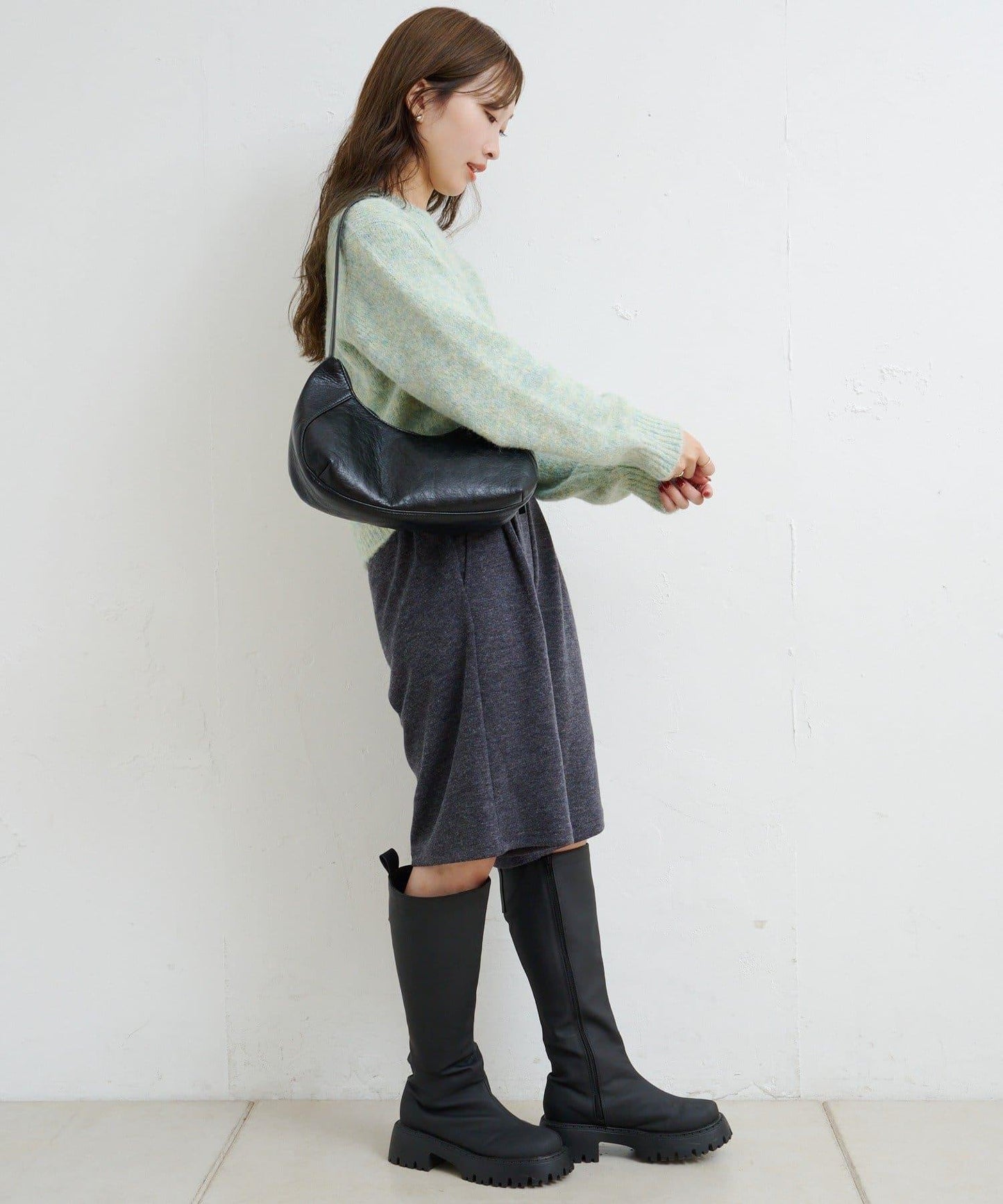 【Kastane】B圈圈紗針織套頭衫