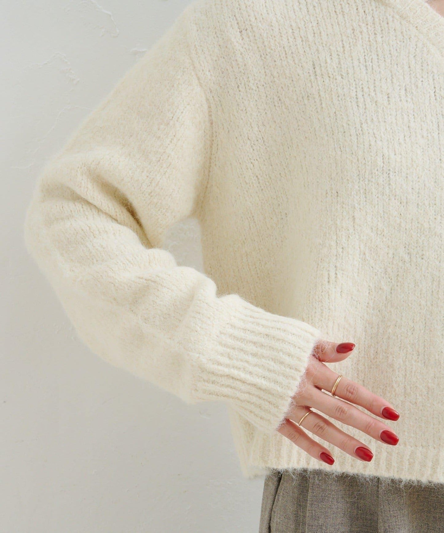 【Kastane】B圈圈紗針織套頭衫