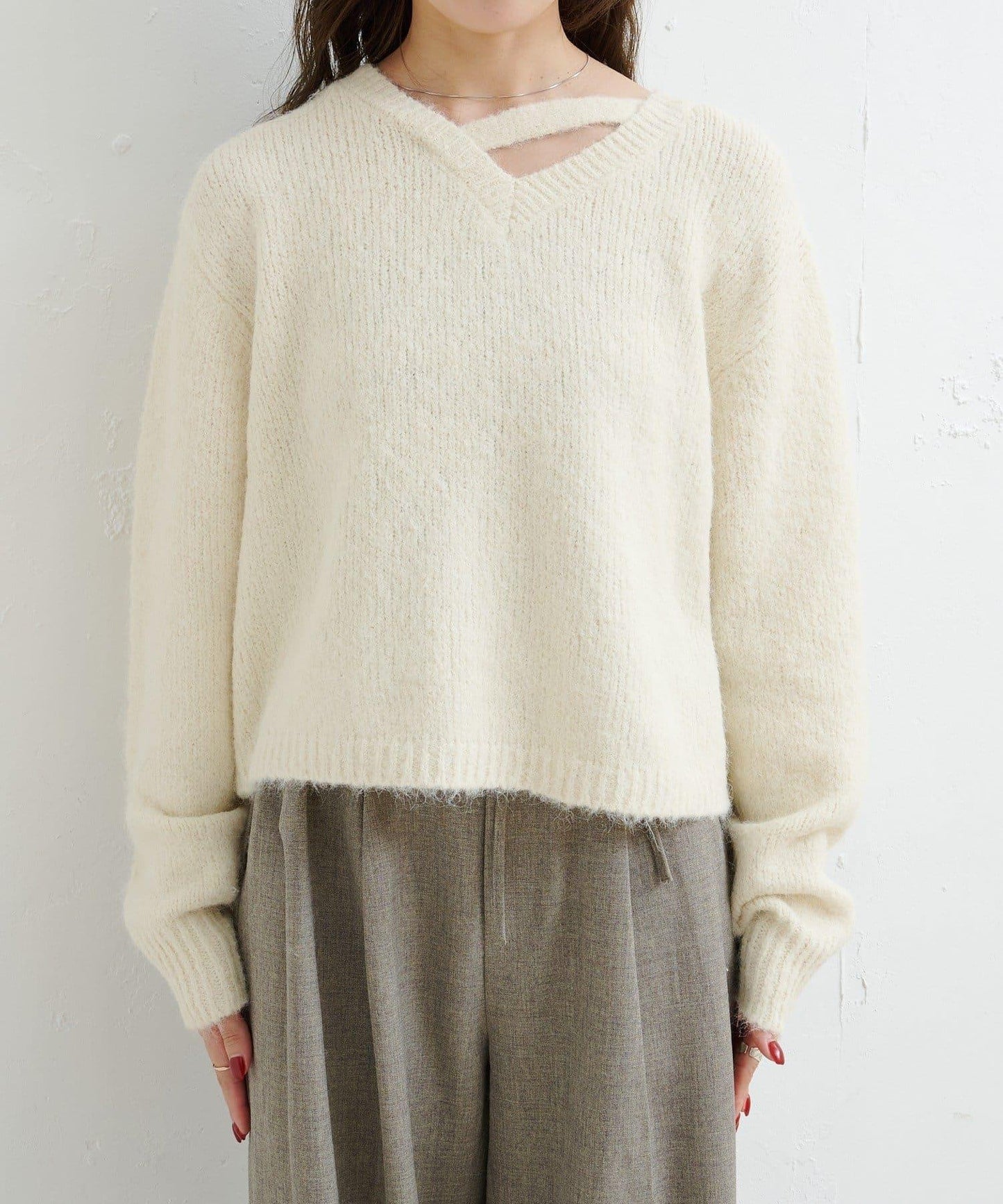 【Kastane】B圈圈紗針織套頭衫