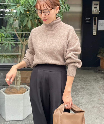 犛牛絨高領針織衫