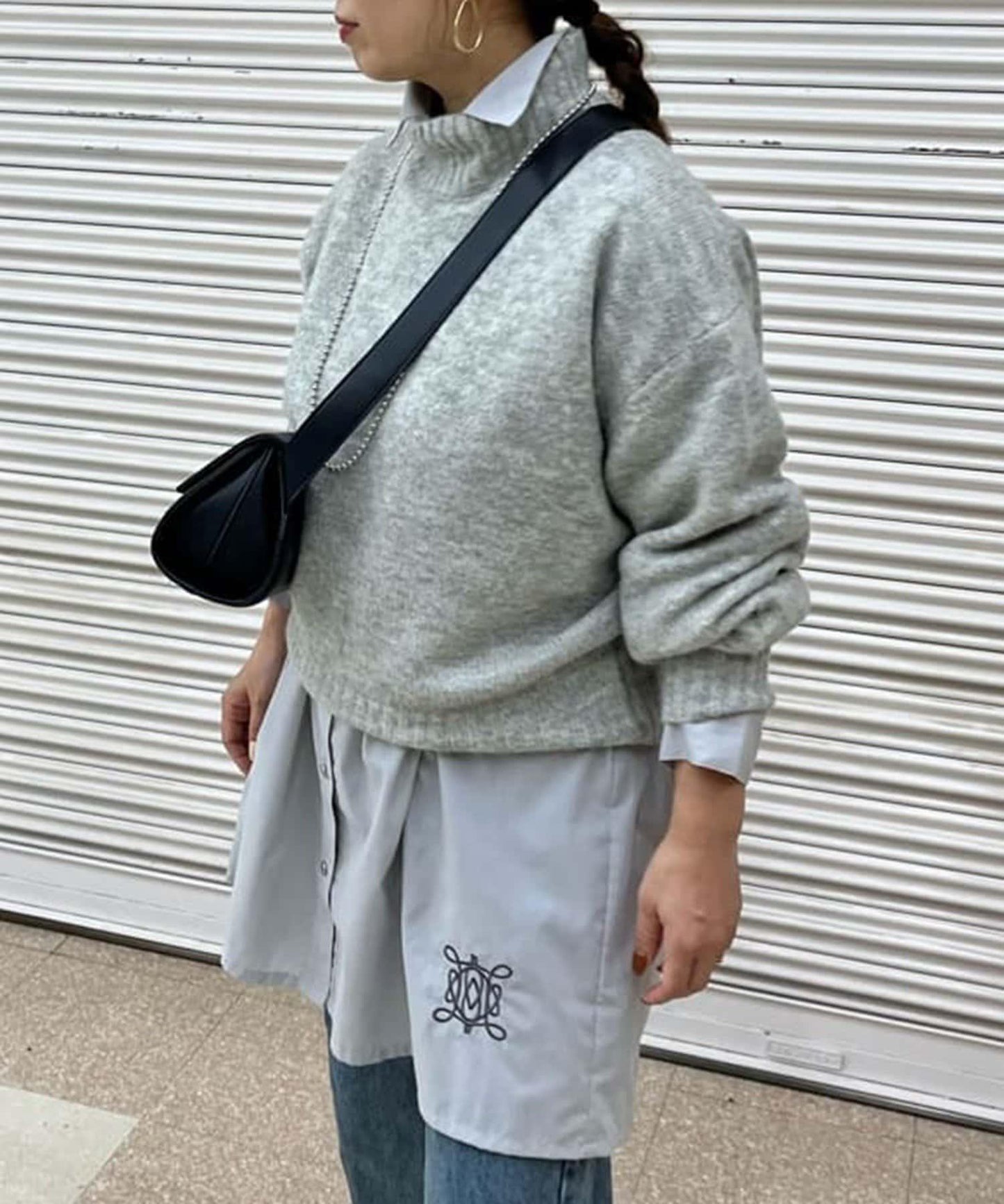 犛牛絨高領針織衫