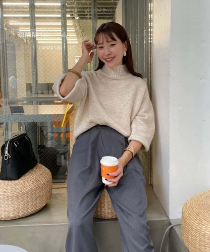 犛牛絨高領針織衫