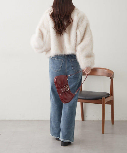 拼接毛皮兩用夾克