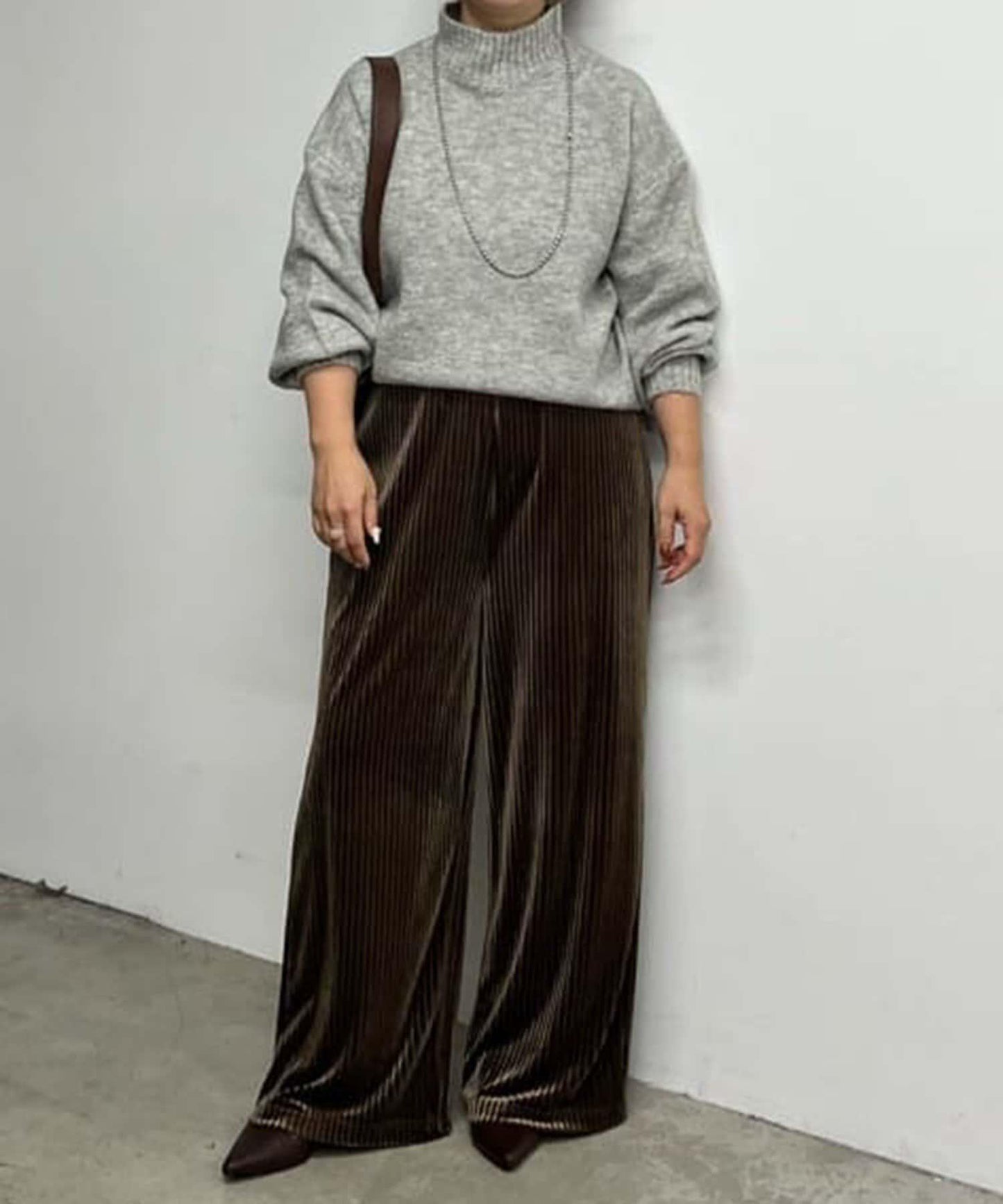 犛牛絨高領針織衫