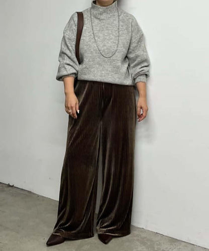 犛牛絨高領針織衫