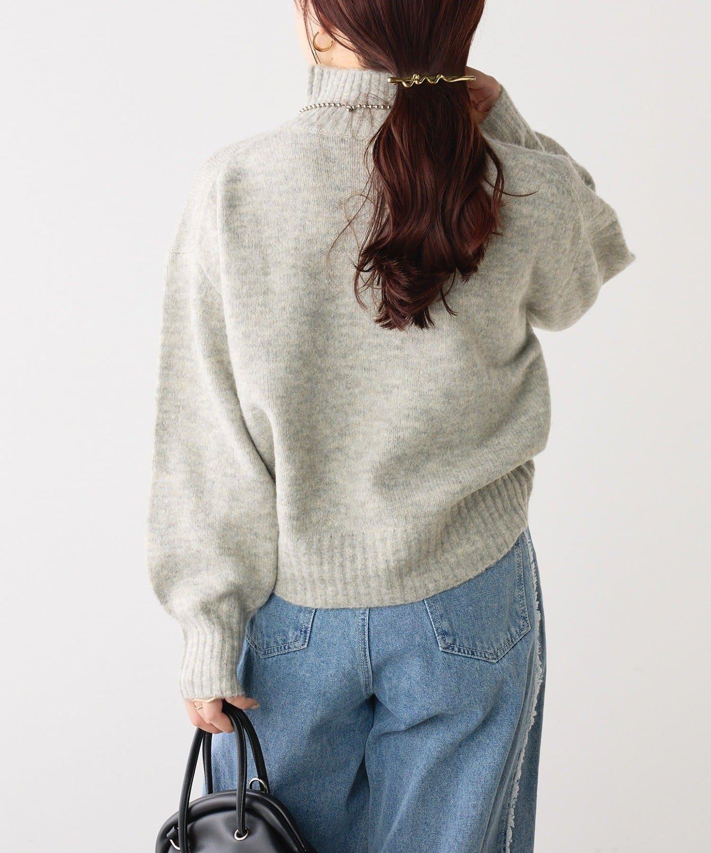 犛牛絨高領針織衫