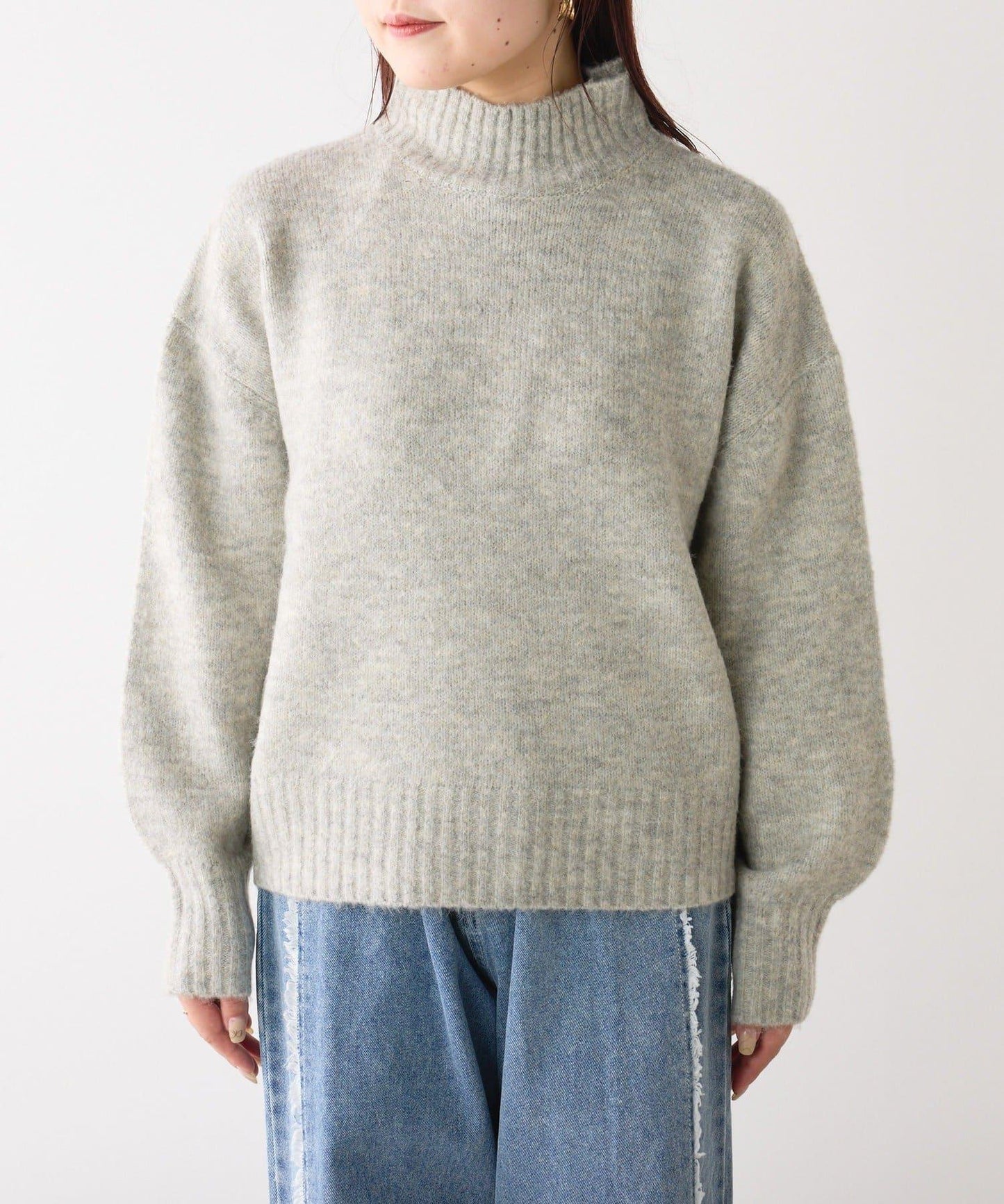 犛牛絨高領針織衫