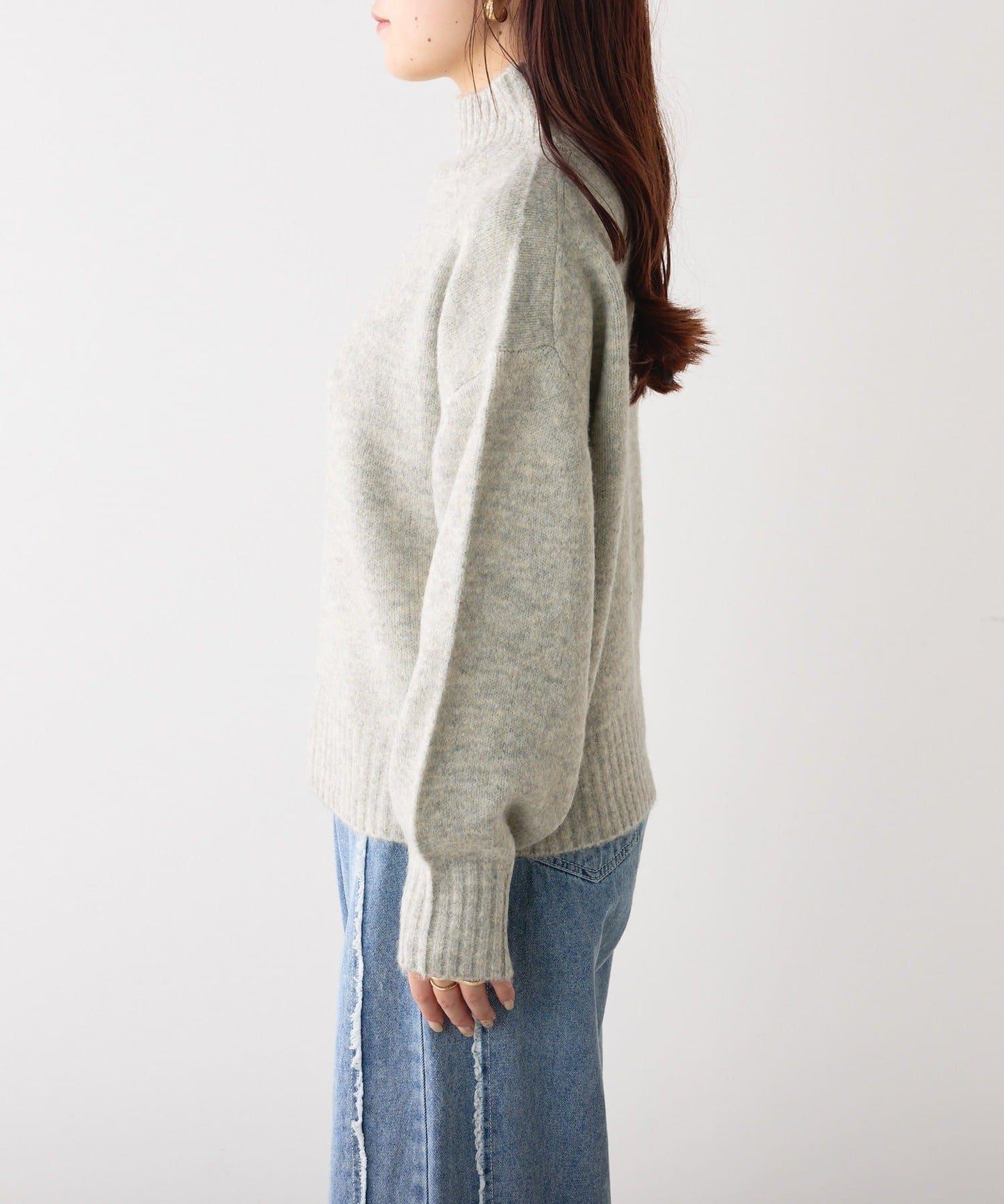 犛牛絨高領針織衫