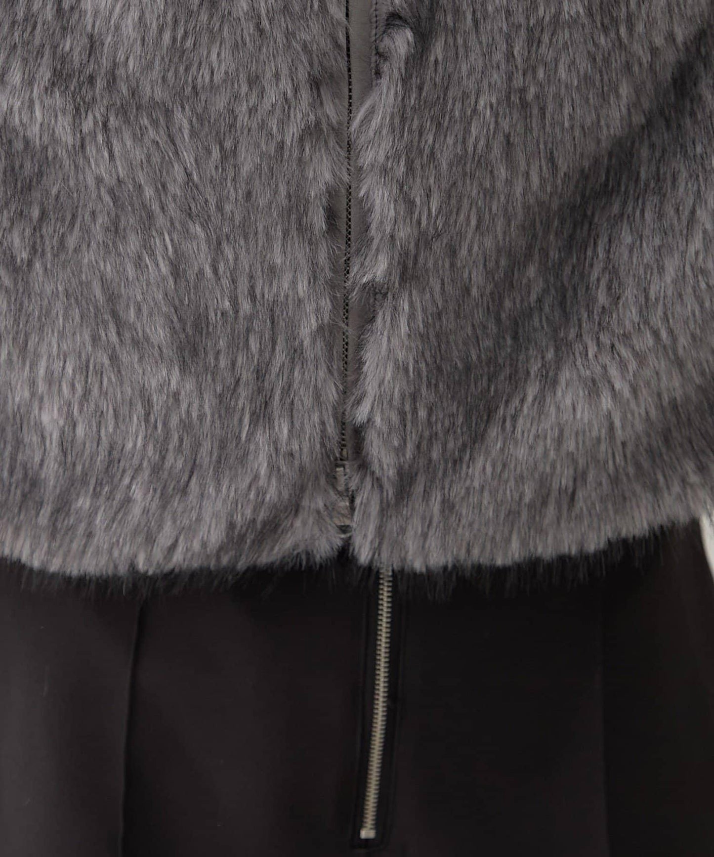 拼接毛皮兩用夾克