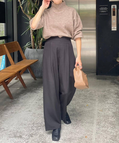 犛牛絨高領針織衫