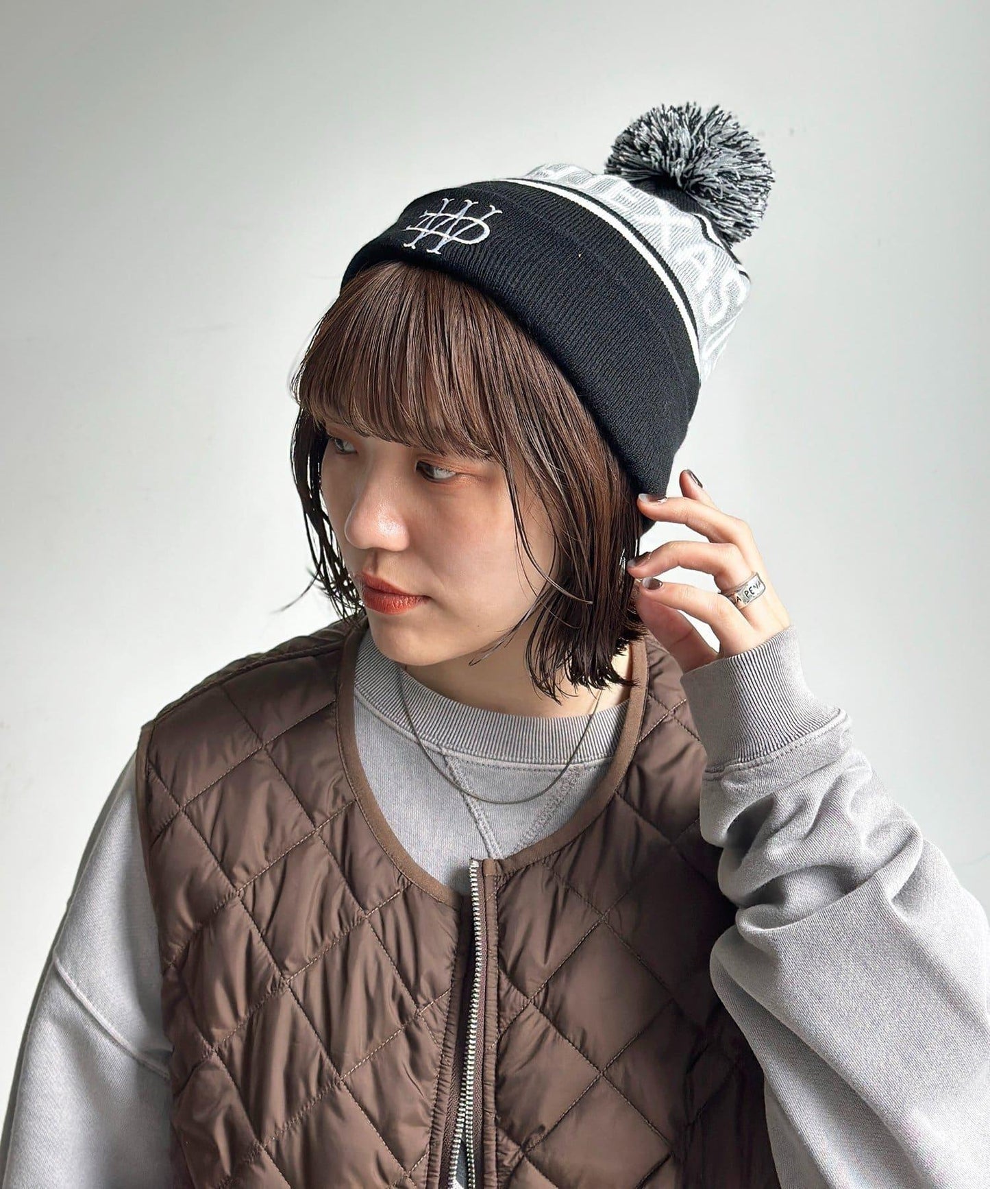 【Dickies】毛球針織帽