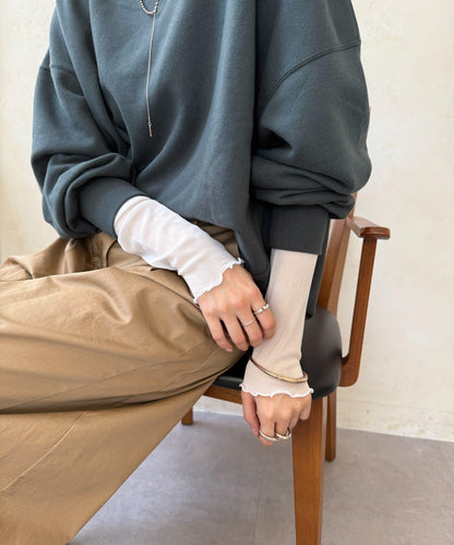 薄紗高領衫