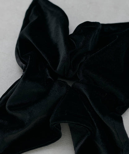 天鵝絨方形髮圈