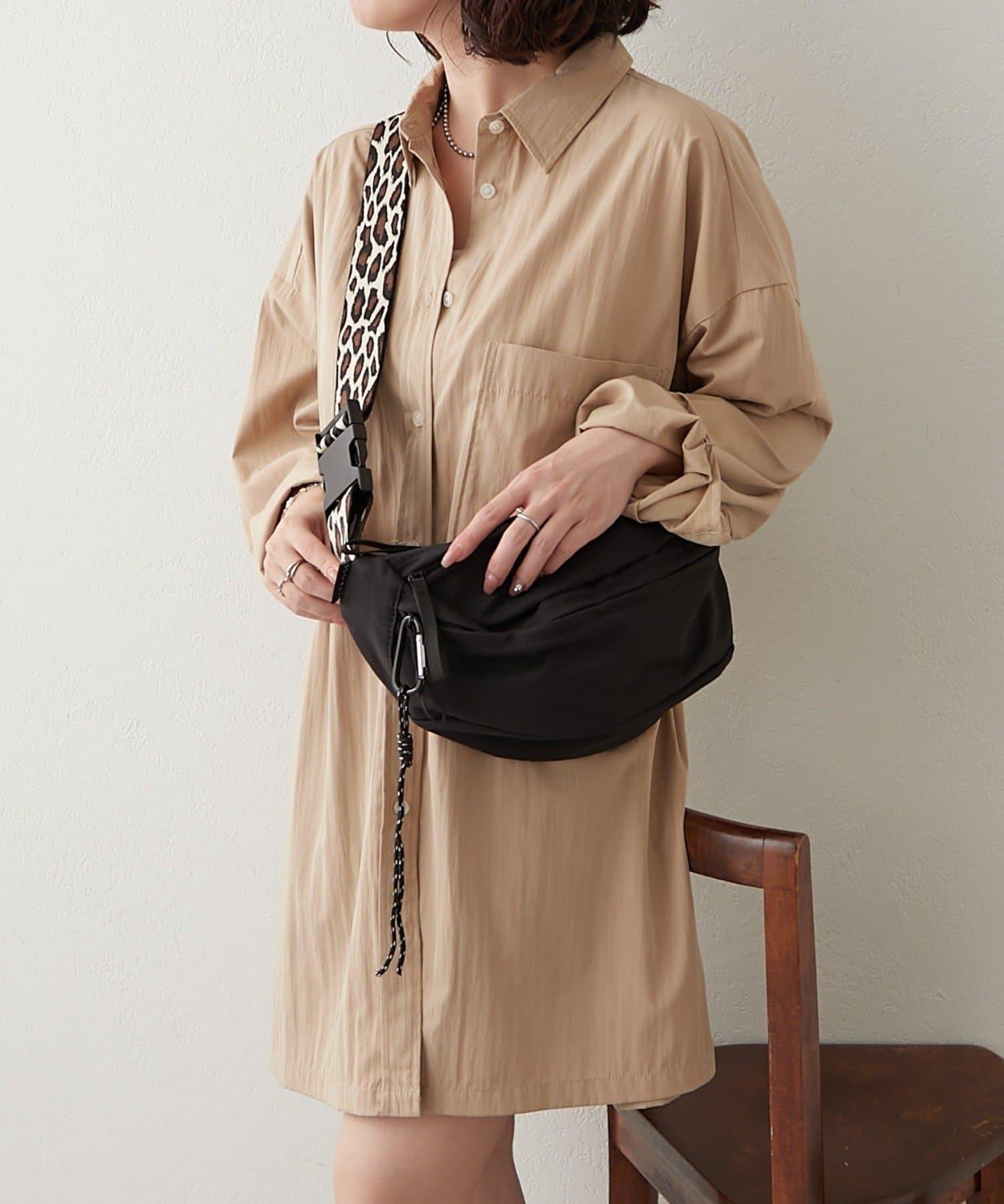 動物圖案迷你斜挎包