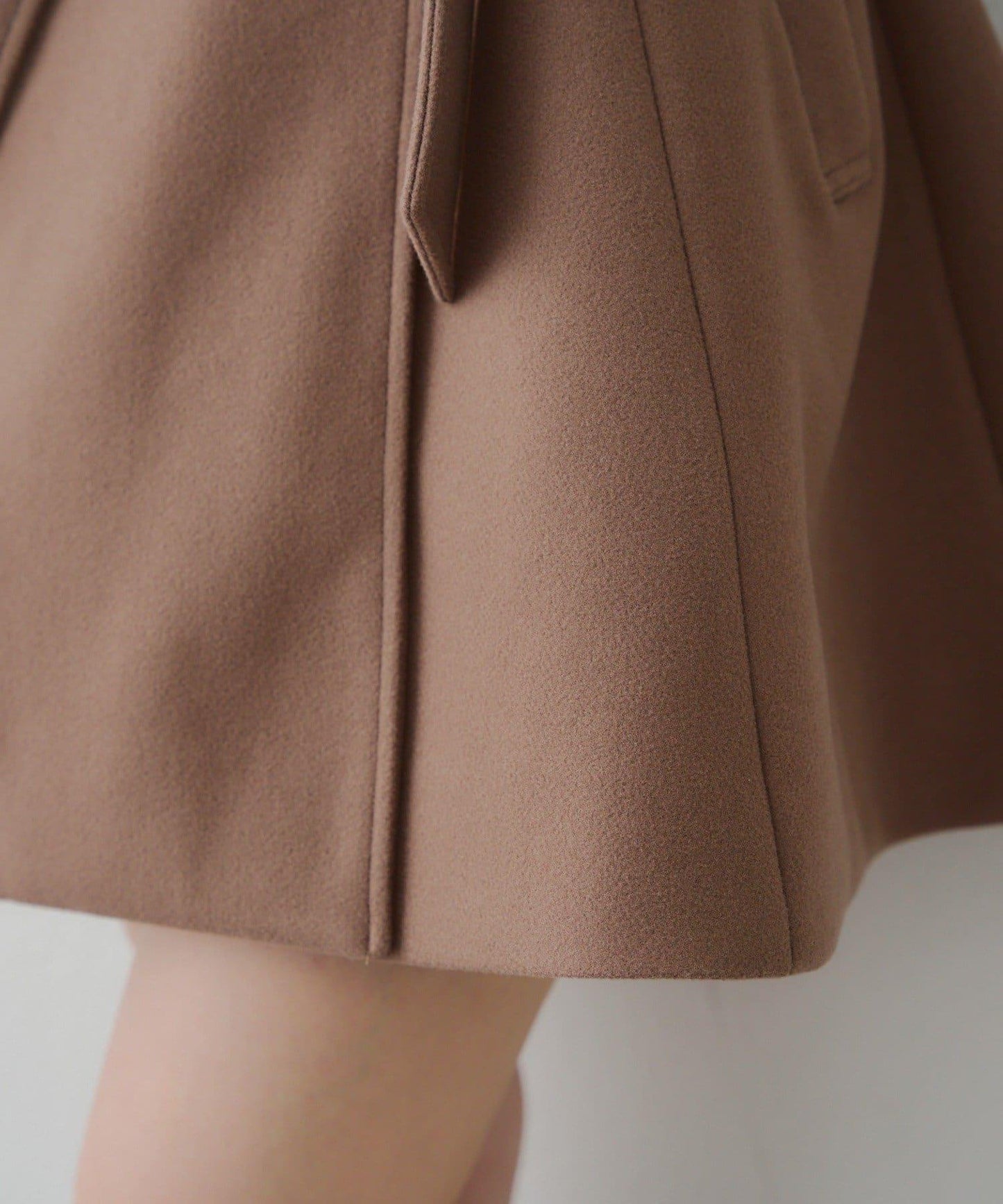 多功能可拆卸毛絨中長款A字大衣