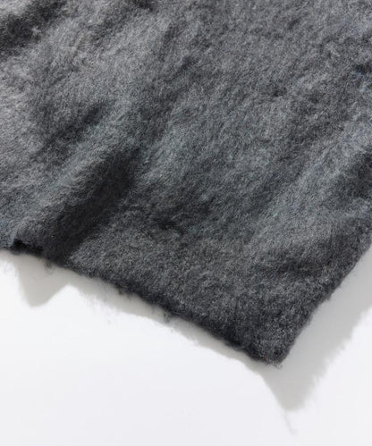 長毛針織圓領套頭衫