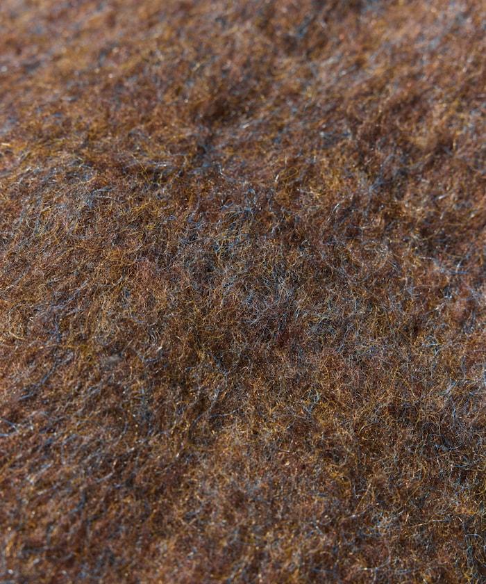 長毛針織圓領套頭衫