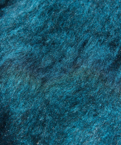 長絨毛針織POLO領毛衣