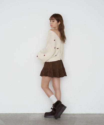 厚底羊羔絨短靴