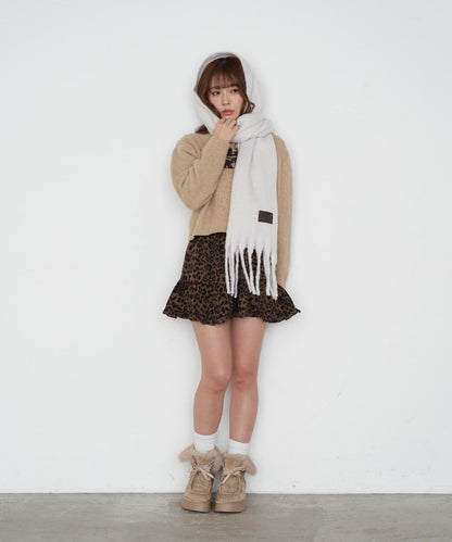 厚底羊羔絨短靴