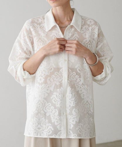 【LARUTA】蕾絲襯衫