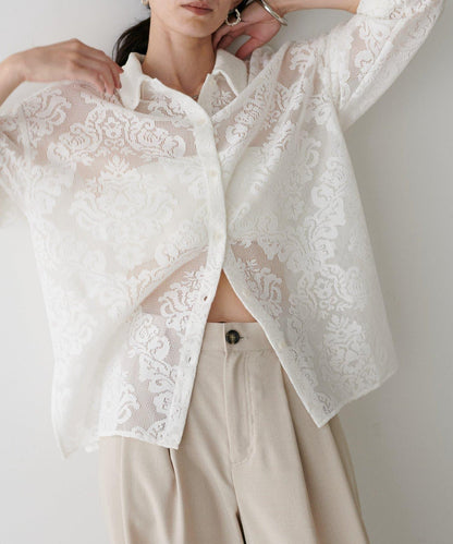 【LARUTA】蕾絲襯衫