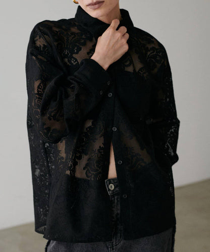 【LARUTA】蕾絲襯衫