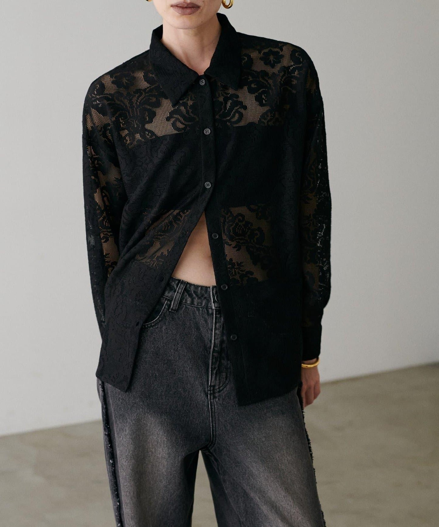 【LARUTA】蕾絲襯衫