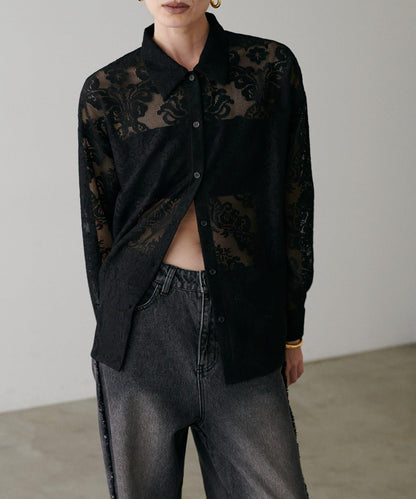 【LARUTA】蕾絲襯衫