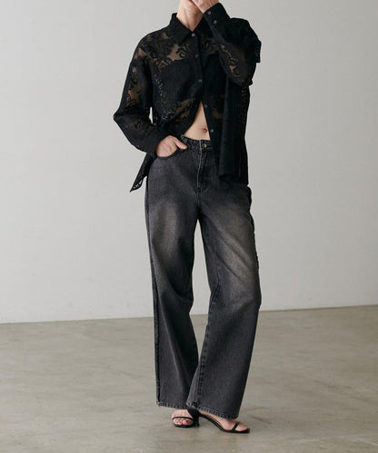 【LARUTA】蕾絲襯衫