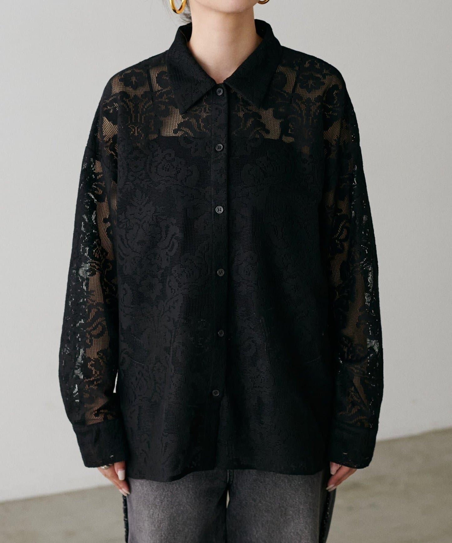 【LARUTA】蕾絲襯衫