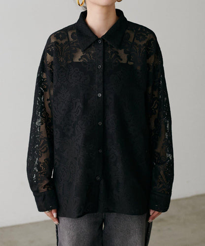 【LARUTA】蕾絲襯衫