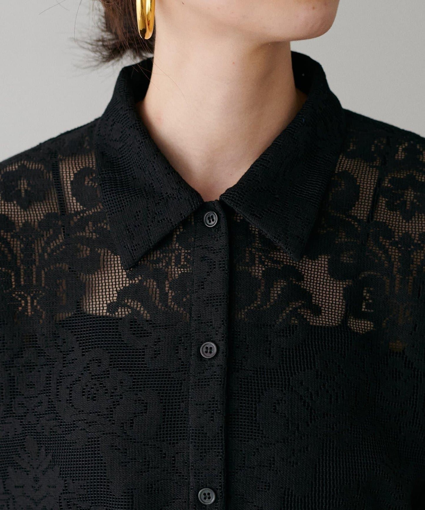 【LARUTA】蕾絲襯衫