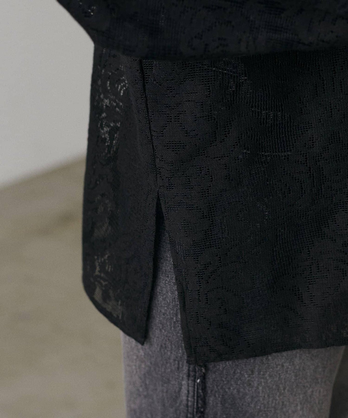 【LARUTA】蕾絲襯衫