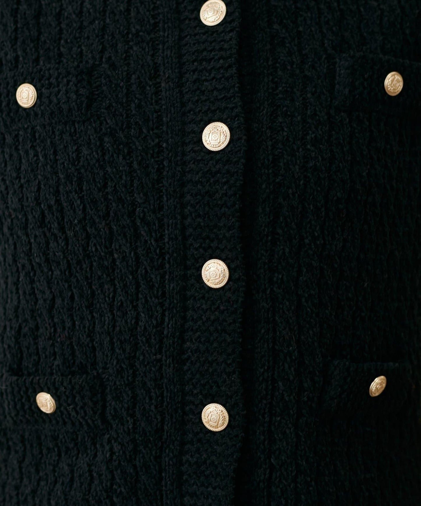 【LARUTA】毛圈圓領針織背心