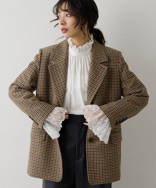 羊毛單排扣夾克